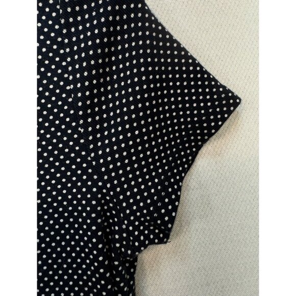 Tommy Hilfiger Womens V-Neck T-Shirt Size S Navy Polka Dots Short Sleeves Casual - Picture 5 of 12